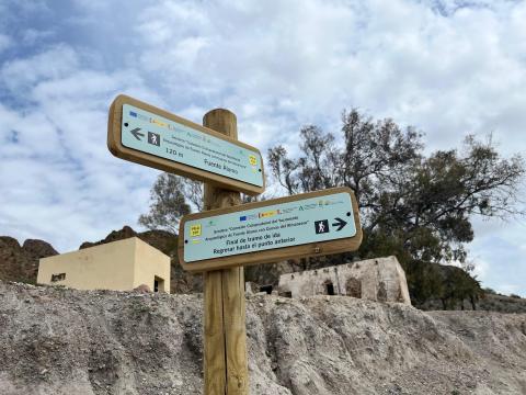 Nuevo sendero de acceso a Fuente Álamo