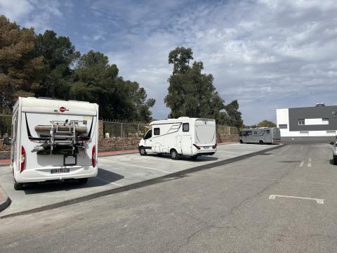 Área de servicio de autocaravanas